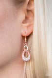 Paparazzi "Glitter Control" Copper Earrings Paparazzi Jewelry