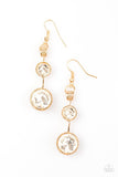 Paparazzi "The Spark-est Hour" Gold Earrings Paparazzi Jewelry
