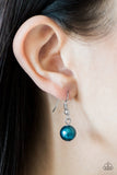 Paparazzi "Right On The Money" Blue Necklace & Earring Set Paparazzi Jewelry