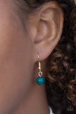 Paparazzi "Amazingly Artisan" Blue Necklace & Earring Set Paparazzi Jewelry