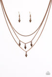 Paparazzi "Rural Rarity" Copper Necklace & Earring Set Paparazzi Jewelry