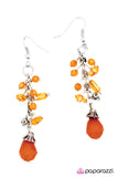 Paparazzi "Swing Low" Orange Earrings Paparazzi Jewelry