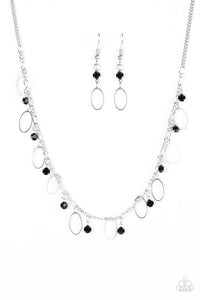 Paparazzi "Twinkle at Twilight" Black Necklace & Earring Set Paparazzi Jewelry