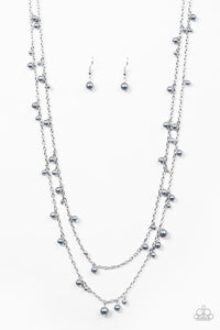 Paparazzi "A Good GLAM Is Hard To Find" Silver Necklace & Earring Set Paparazzi Jewelry