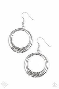 Paparazzi "Dip it Low" FASHION FIX Silver Earrings Paparazzi Jewelry