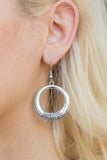 Paparazzi "Dip it Low" FASHION FIX Silver Earrings Paparazzi Jewelry