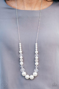 Paparazzi "The Wedding Party" FASHION FIX White Necklace & Earring Set Paparazzi Jewelry