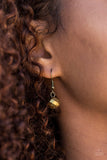 Paparazzi "Instant Stardom" Brass Necklace & Earring Set Paparazzi Jewelry