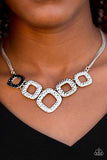 Paparazzi "Wild Catch" Silver Necklace & Earring Set Paparazzi Jewelry