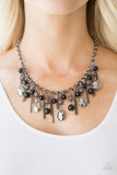 Paparazzi "Here Comes The Storm" Black Necklace & Earring Set Paparazzi Jewelry