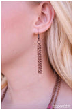 Paparazzi "The Key to My Heart" Copper Necklace & Earring Set Paparazzi Jewelry