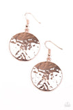 Paparazzi "Shine A Little Brighter" Rose Gold Earrings Paparazzi Jewelry