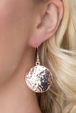 Paparazzi "Shine A Little Brighter" Rose Gold Earrings Paparazzi Jewelry