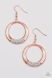 Paparazzi "Dip It Low" Rose Gold Earrings Paparazzi Jewelry