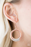 Paparazzi "Dip It Low" Rose Gold Earrings Paparazzi Jewelry