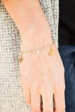 Paparazzi "Flutter Fashion" Gold Bracelet Paparazzi Jewelry