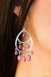Paparazzi "Sparkling Soiree" Pink Earrings Paparazzi Jewelry
