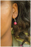 Paparazzi "A Blend of Beaujolais" Pink Necklace & Earring Set Paparazzi Jewelry