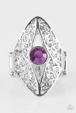 Paparazzi "Glittering Gardens" Purple Ring Paparazzi Jewelry