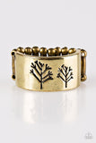 Paparazzi "TREE-t With Kindness" Brass Tree Etched Design Ring Paparazzi Jewelry