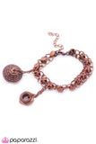 Paparazzi "Keep Me In Suspense" Copper Bracelet Paparazzi Jewelry