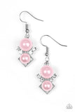 Paparazzi "Mrs. Gatsby" Pink Earrings Paparazzi Jewelry