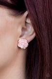 Paparazzi "Garden Rave" Pink Post Earrings Paparazzi Jewelry