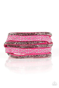 Paparazzi "Attitude is Everything" Pink Bracelet Paparazzi Jewelry