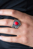 Paparazzi "Chief of Chic" Red Ring Paparazzi Jewelry