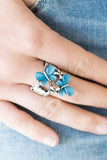 Paparazzi "Butterfly Bungalow" Blue Ring Paparazzi Jewelry