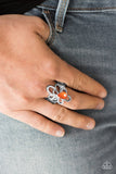 Paparazzi "Fancy Finale" Orange Ring Paparazzi Jewelry