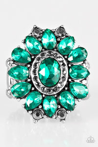 Paparazzi "Garden Gala" Green Ring Paparazzi Jewelry