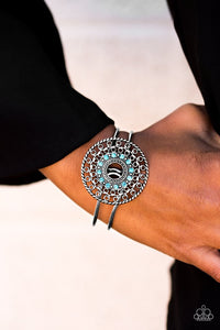 Paparazzi "If There's A WHEEL, There's A Way" Blue Bracelet Paparazzi Jewelry