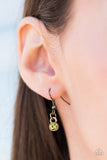 Paparazzi "Under LOCKET and Key" Green Necklace & Earring Set Paparazzi Jewelry