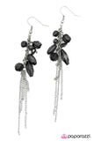 Paparazzi "Save the Last Dance - Black" earring Paparazzi Jewelry