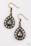 Paparazzi "Storming Shimmer" Brass Earrings Paparazzi Jewelry