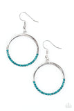 Paparazzi "Sip, Sip, Hooray!" Blue Earrings Paparazzi Jewelry