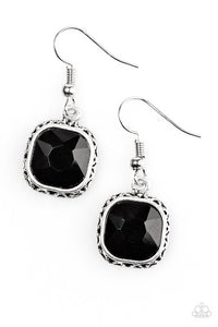 Paparazzi "Turn On The Swag" Black Earrings Paparazzi Jewelry