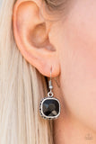 Paparazzi "Turn On The Swag" Black Earrings Paparazzi Jewelry