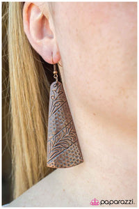 Paparazzi "Lucky Penny" Copper Earrings Paparazzi Jewelry
