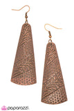 Paparazzi "Lucky Penny" Copper Earrings Paparazzi Jewelry