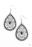 Paparazzi "Galaxy Glow" Black Earrings Paparazzi Jewelry