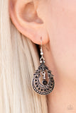 Paparazzi VINTAGE VAULT "Holi" Black Earrings Paparazzi Jewelry