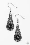 Paparazzi "Looking Suave" Black Earrings Paparazzi Jewelry