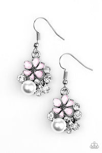 Paparazzi "Floral Oasis" Pink Earrings Paparazzi Jewelry