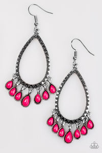 Paparazzi "Radiant Bursts" Pink Earrings Paparazzi Jewelry