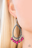 Paparazzi "Radiant Bursts" Pink Earrings Paparazzi Jewelry