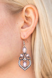 Paparazzi "Crowns Up" Pink Earrings Paparazzi Jewelry