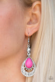 Paparazzi "Take Me To The River" Pink Earrings Paparazzi Jewelry