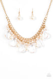 Paparazzi "Twinkly Typhoon" Gold Necklace & Earring Set Paparazzi Jewelry
